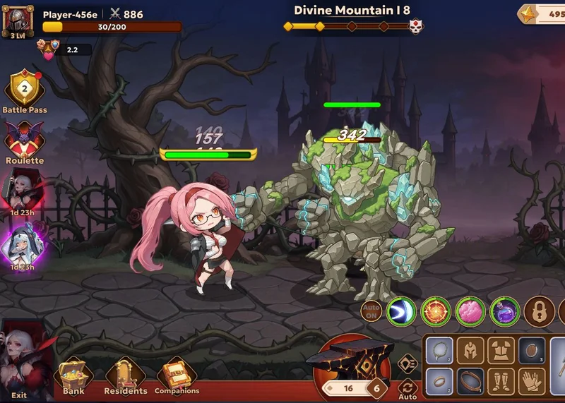 Isekai Waifu Overlord dungeon gameplay